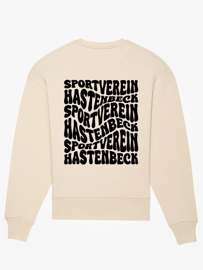 Sweatshirt Oversized Wavy Herren