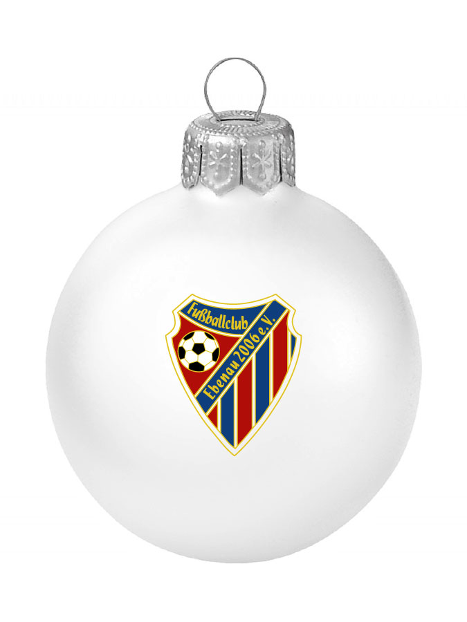 Weihnachtskugel Logo 8cm
