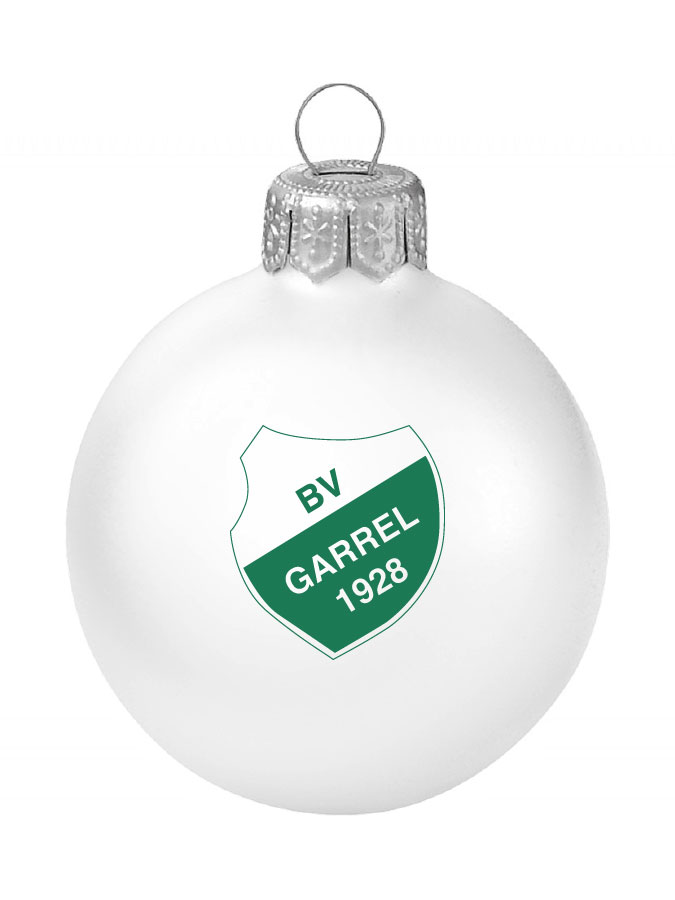 Weihnachtskugel Logo 8cm