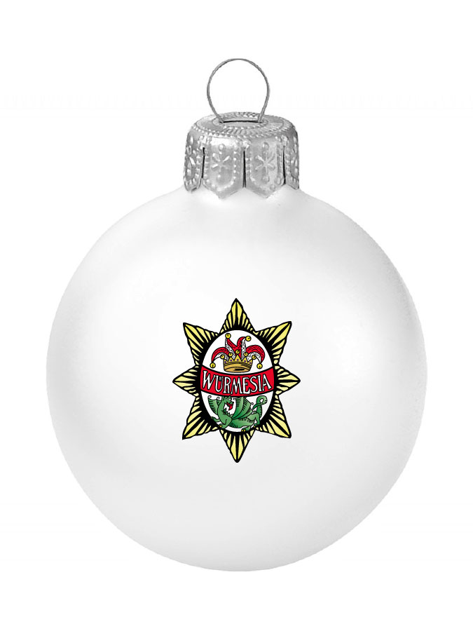Weihnachtskugel Logo 8cm