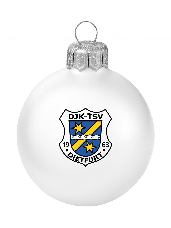 Weihnachtskugel Logo 8cm
