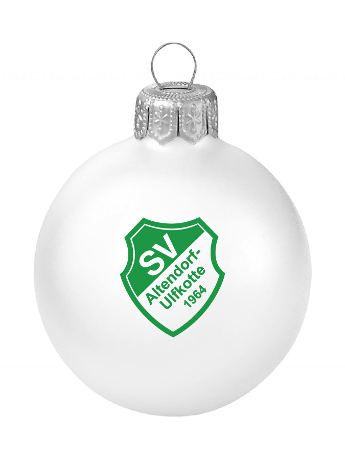 Weihnachtskugel Logo 8cm