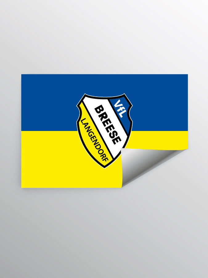 Aufkleber DIN A7 Logo