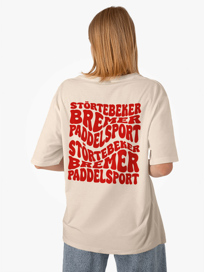 Oversized Shirt Wavy Damen