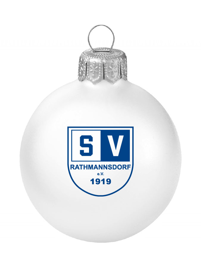 Weihnachtskugel Logo 8cm