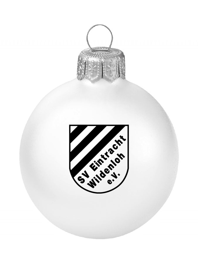 Weihnachtskugel Logo 8cm