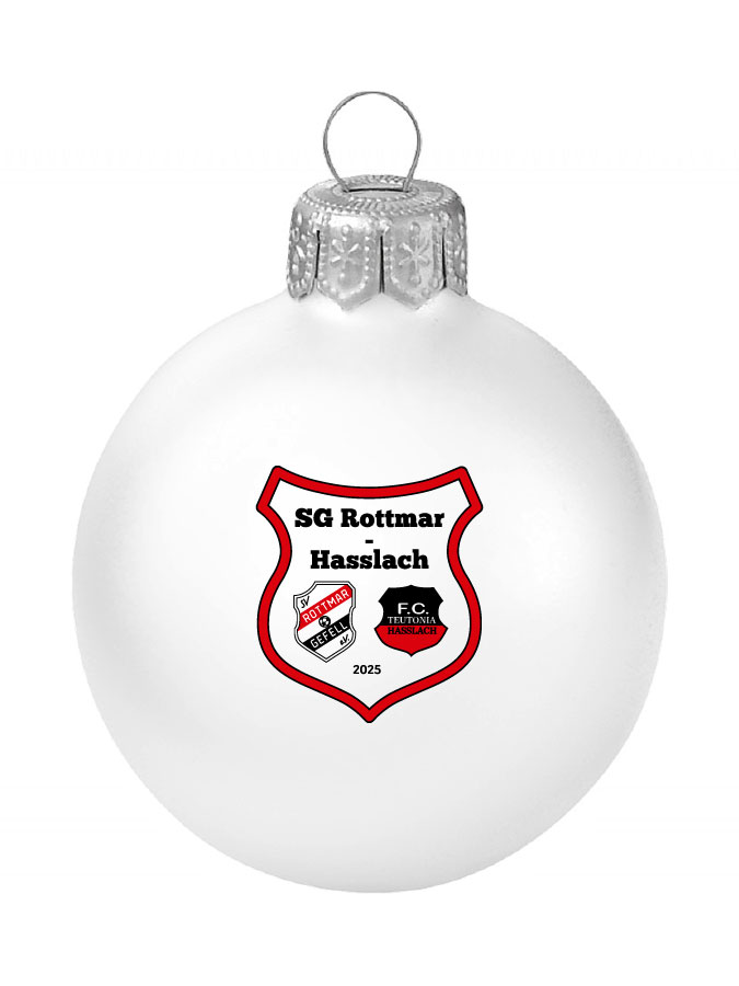 Weihnachtskugel Logo 8cm