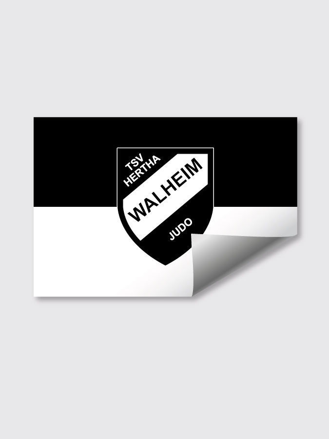 Aufkleber DIN A7 Logo