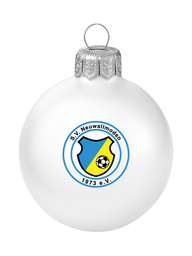 Weihnachtskugel Logo 8cm