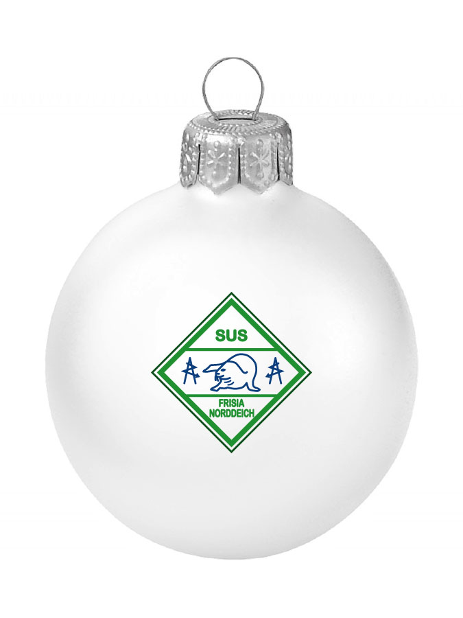 Weihnachtskugel Logo 8cm