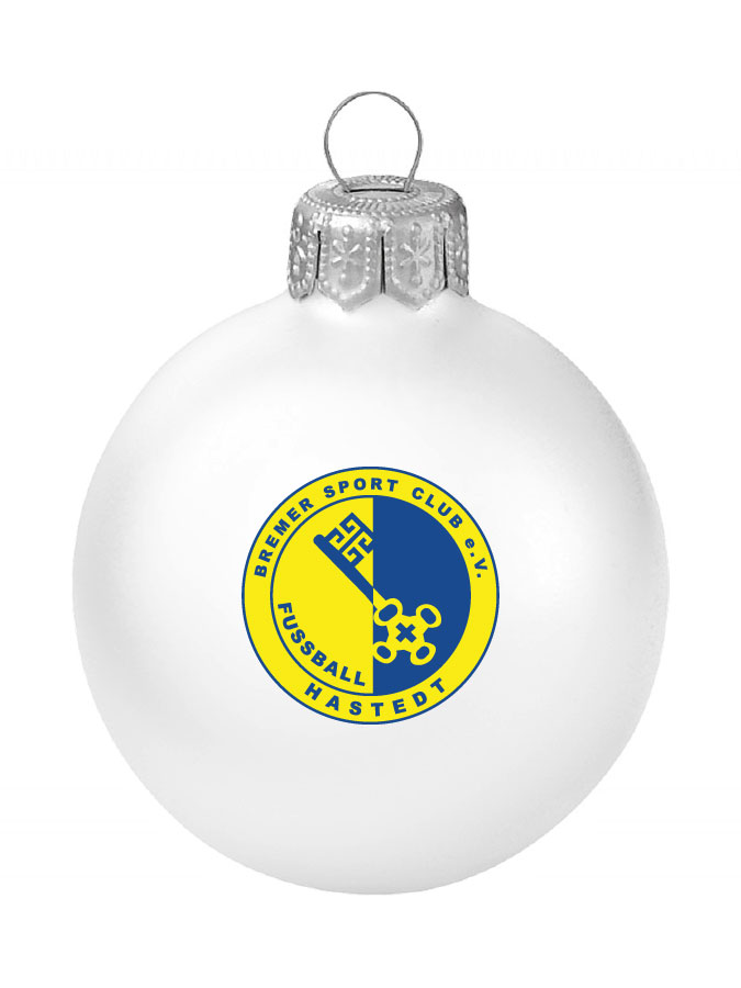 Weihnachtskugel Logo 8cm