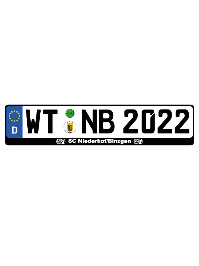 Kennzeichenhalter Kalden (2er Set)