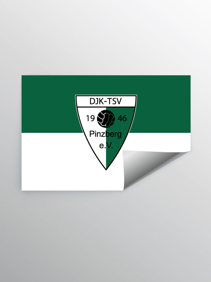 Aufkleber DIN A7 Logo