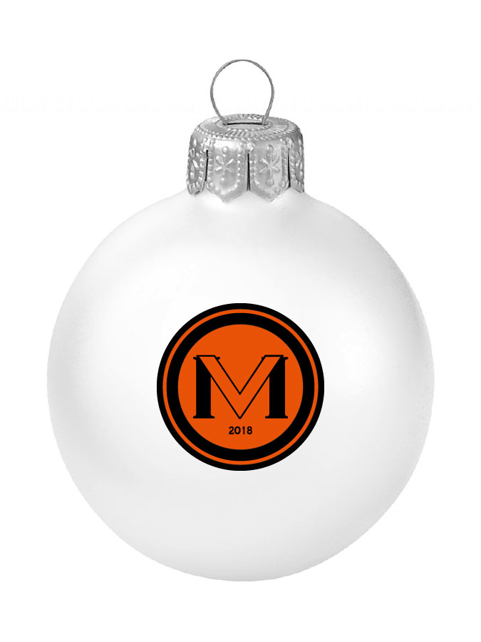 Weihnachtskugel Logo 8cm