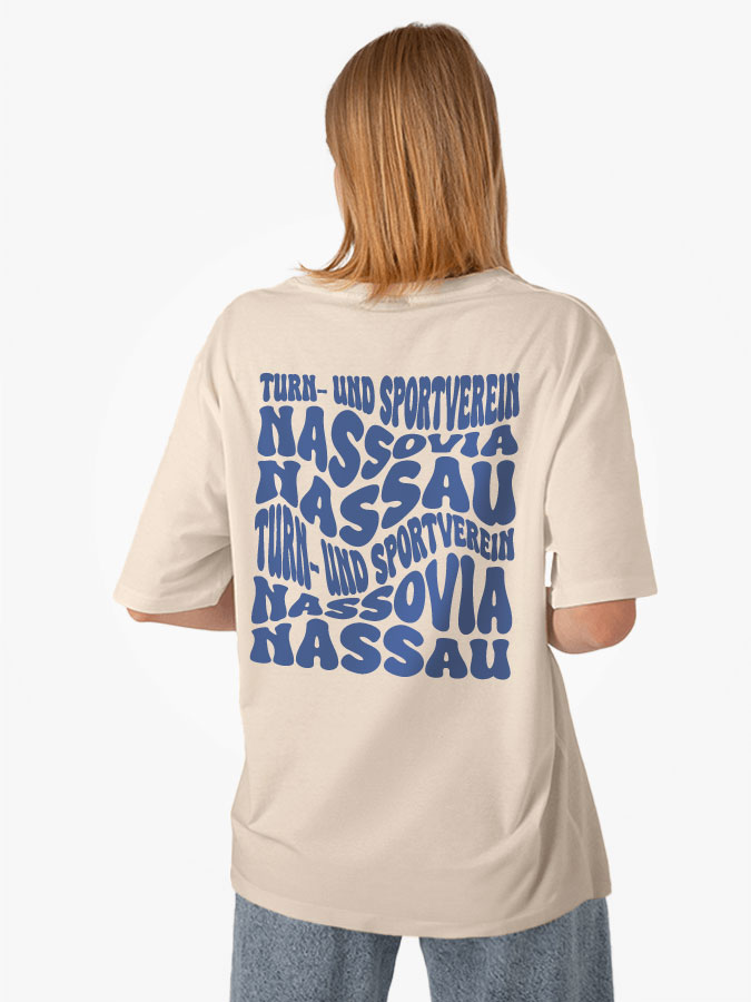 Oversized Shirt Wavy Damen