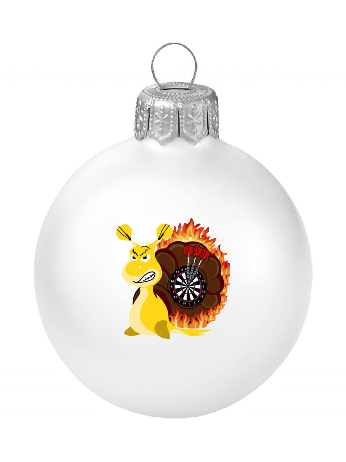 Weihnachtskugel Logo 8cm