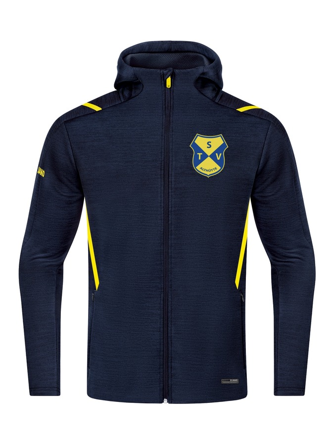 Jako Freizeitjacke Challenge mit Kapuze