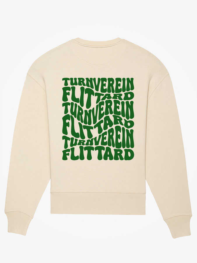 Sweatshirt Oversized Wavy Herren