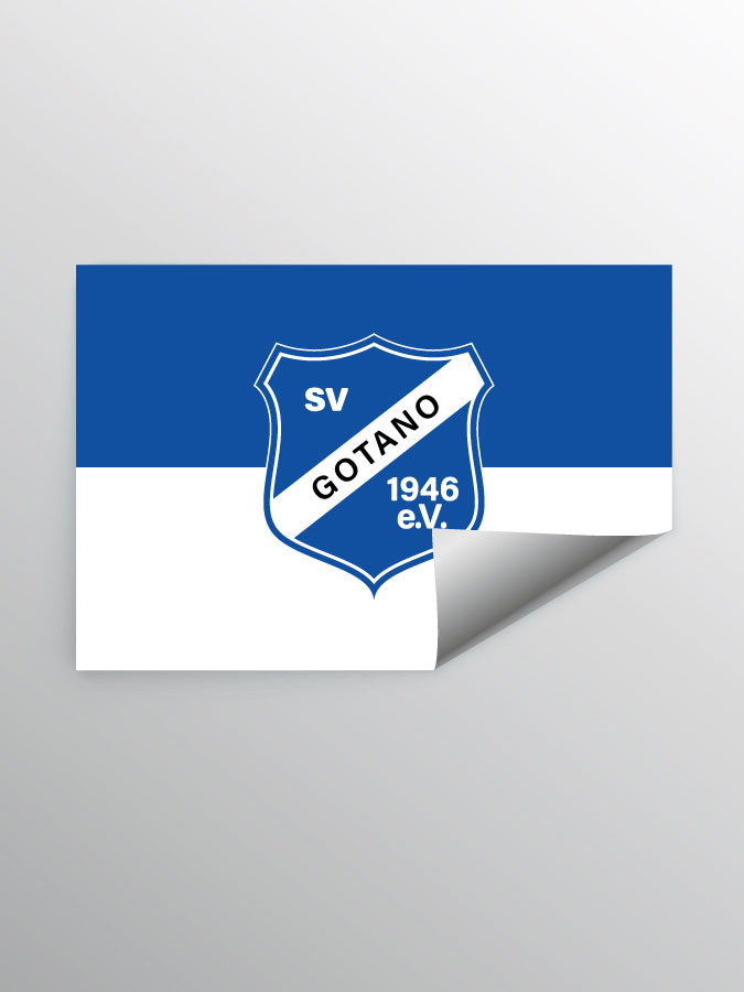Aufkleber DIN A7 Logo