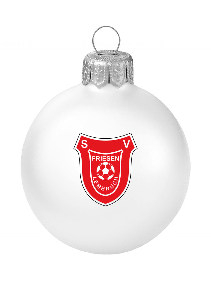 Weihnachtskugel Logo 8cm
