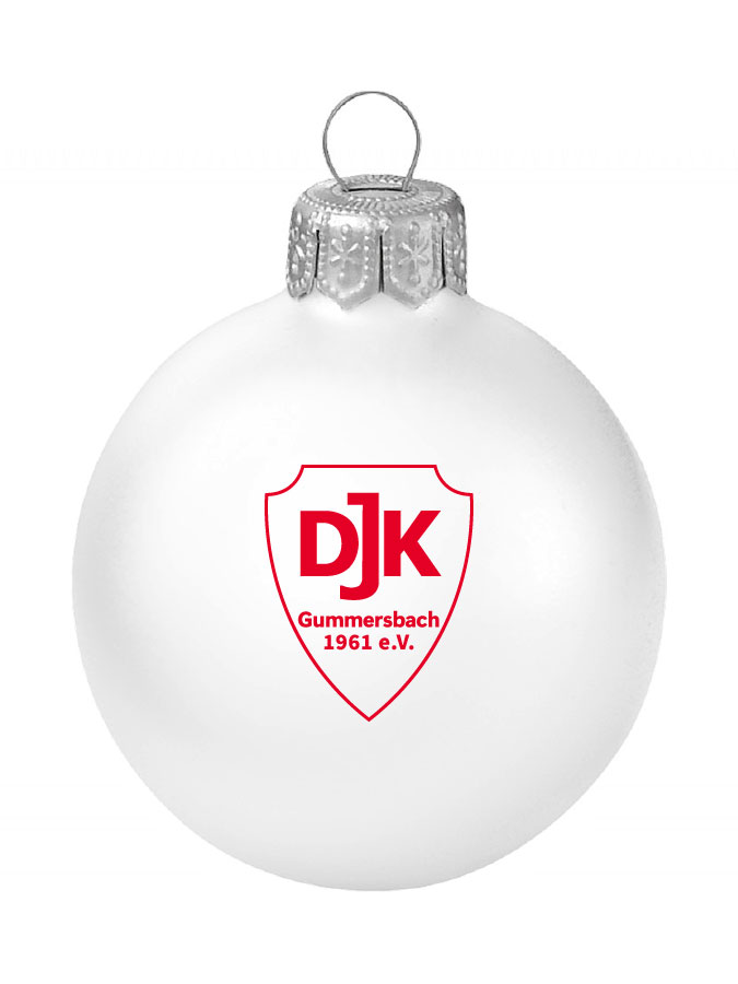 Weihnachtskugel Logo 8cm