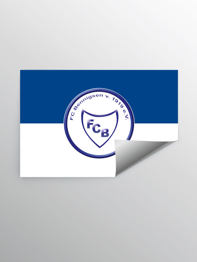Aufkleber DIN A7 Logo