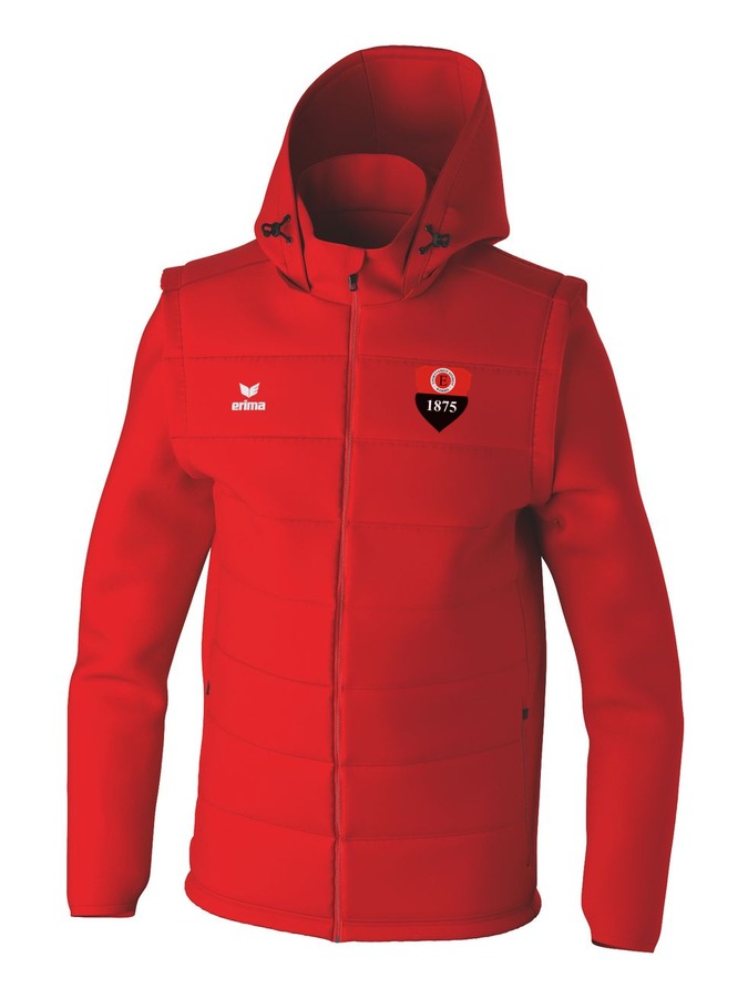 Erima Team Jacke mit abnehmbaren Ärmeln
