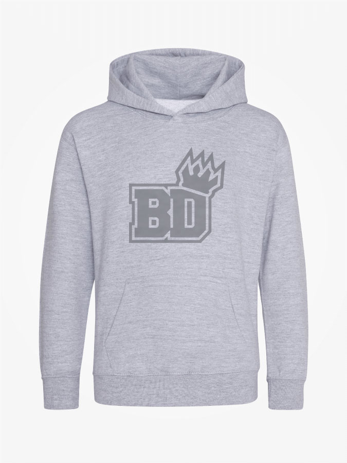 Hoodie All Grey Kids Unisex