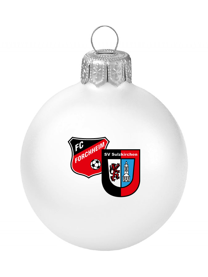 Weihnachtskugel Logo 8cm