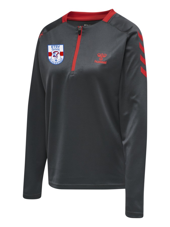 Hummel Action Poly Half Zip Sweat Damen