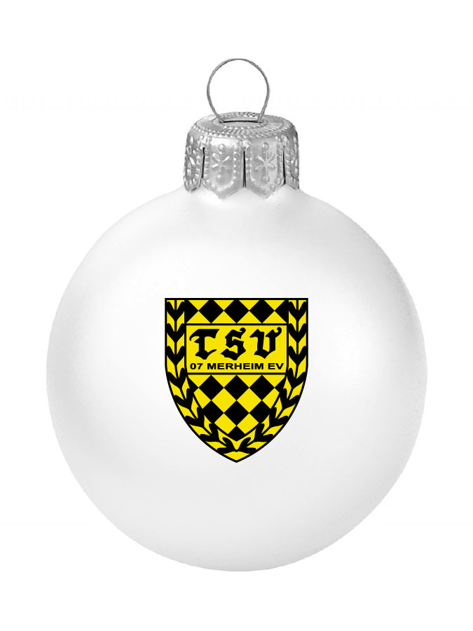 Weihnachtskugel Logo 8cm