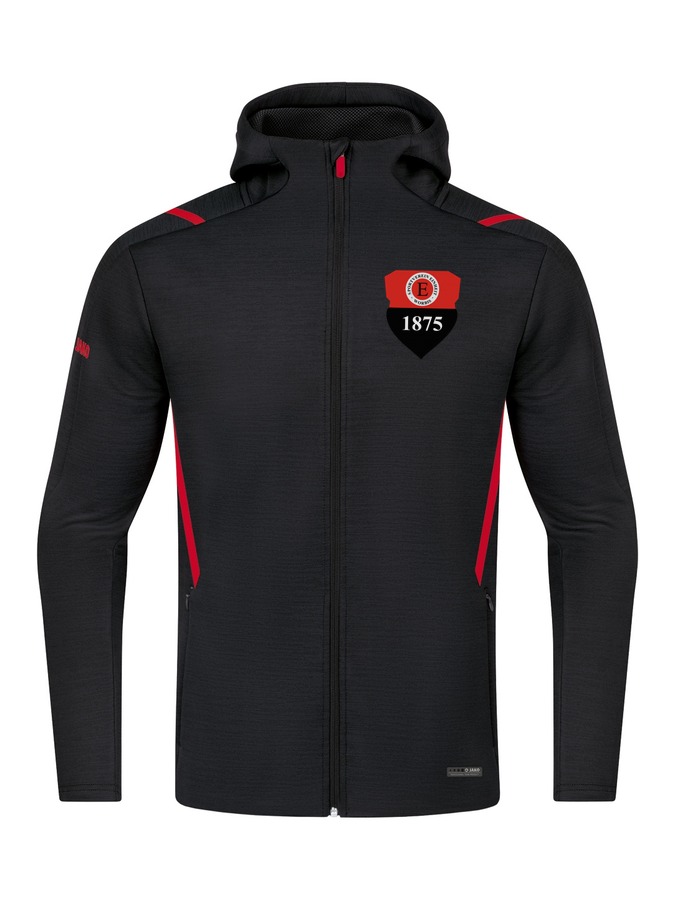 Jako Freizeitjacke Challenge mit Kapuze