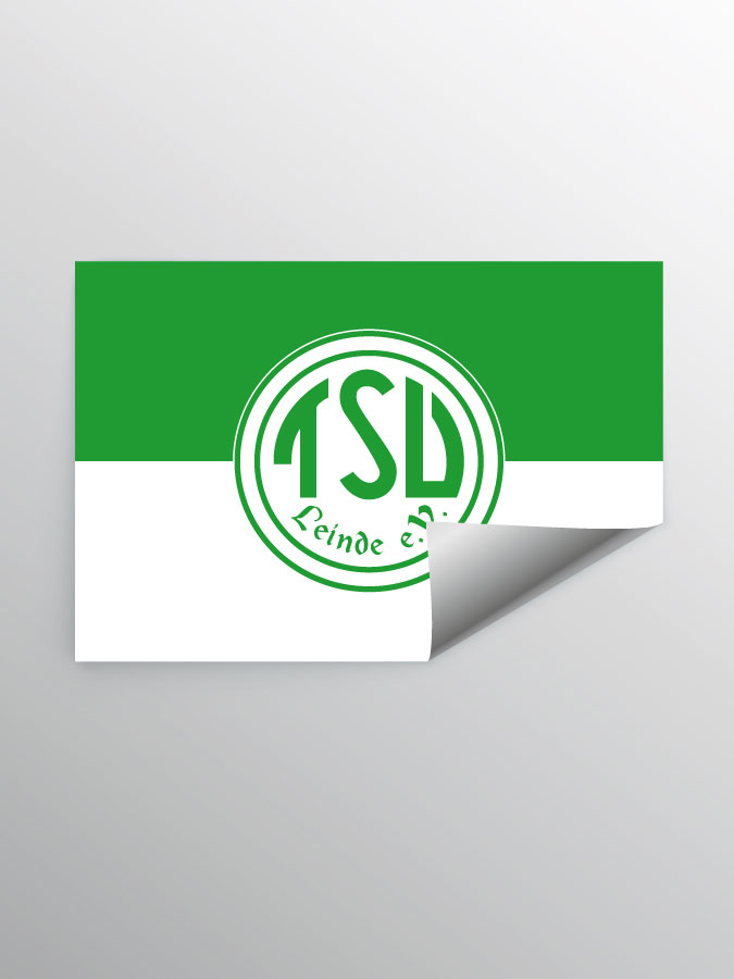Aufkleber DIN A7 Logo