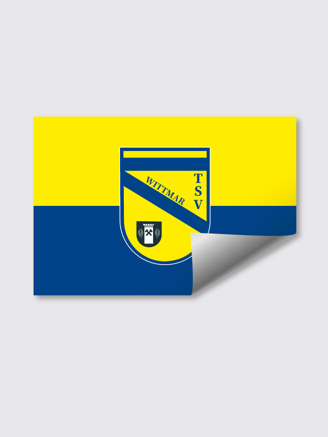 Aufkleber DIN A7 Logo