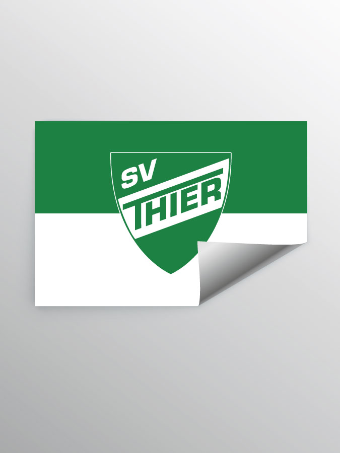 Aufkleber DIN A7 Logo