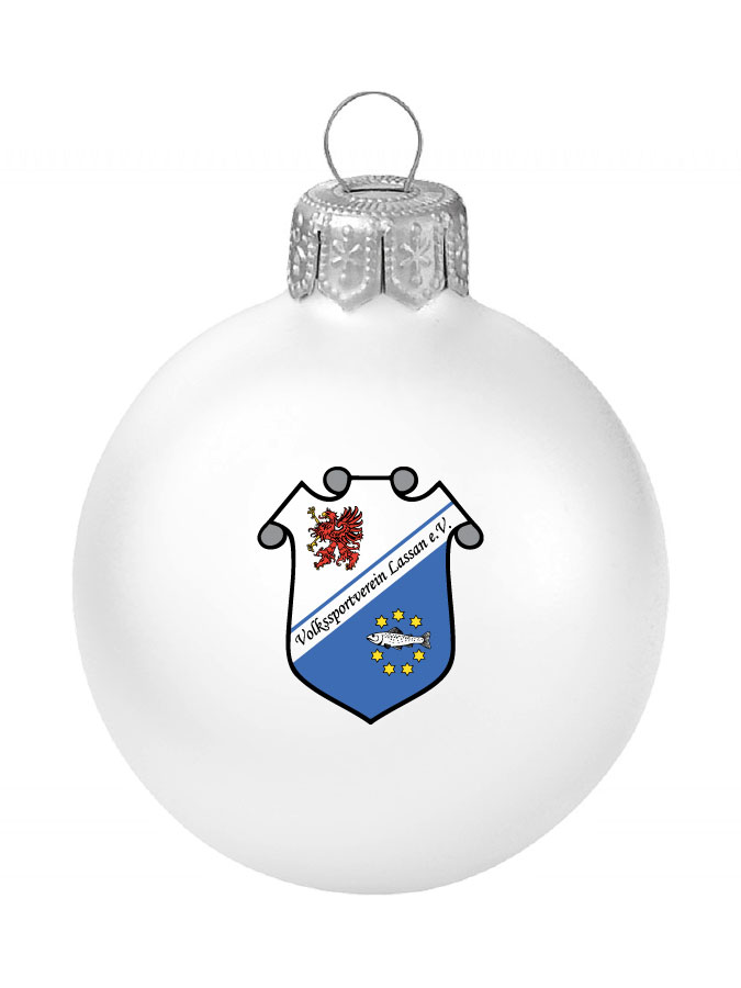 Weihnachtskugel Logo 8cm