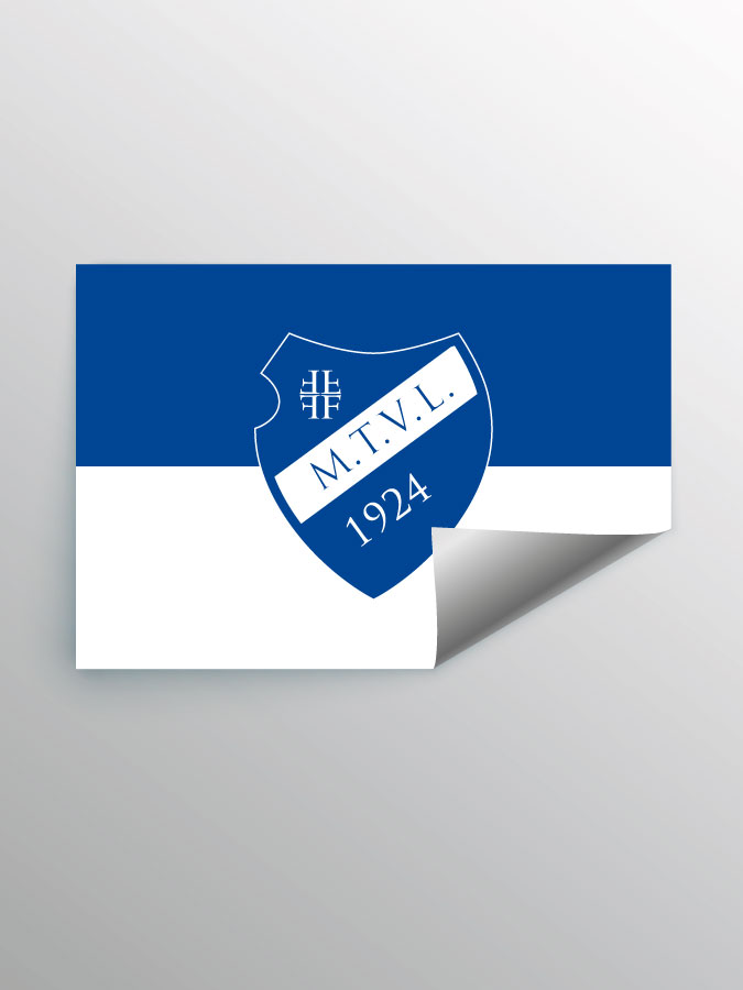 Aufkleber DIN A7 Logo