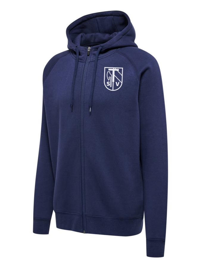 Hummel Red Heavy Zip Hoodie