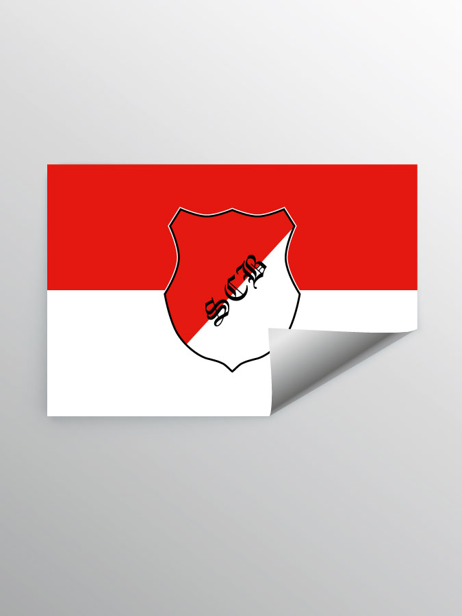 Aufkleber DIN A7 Logo