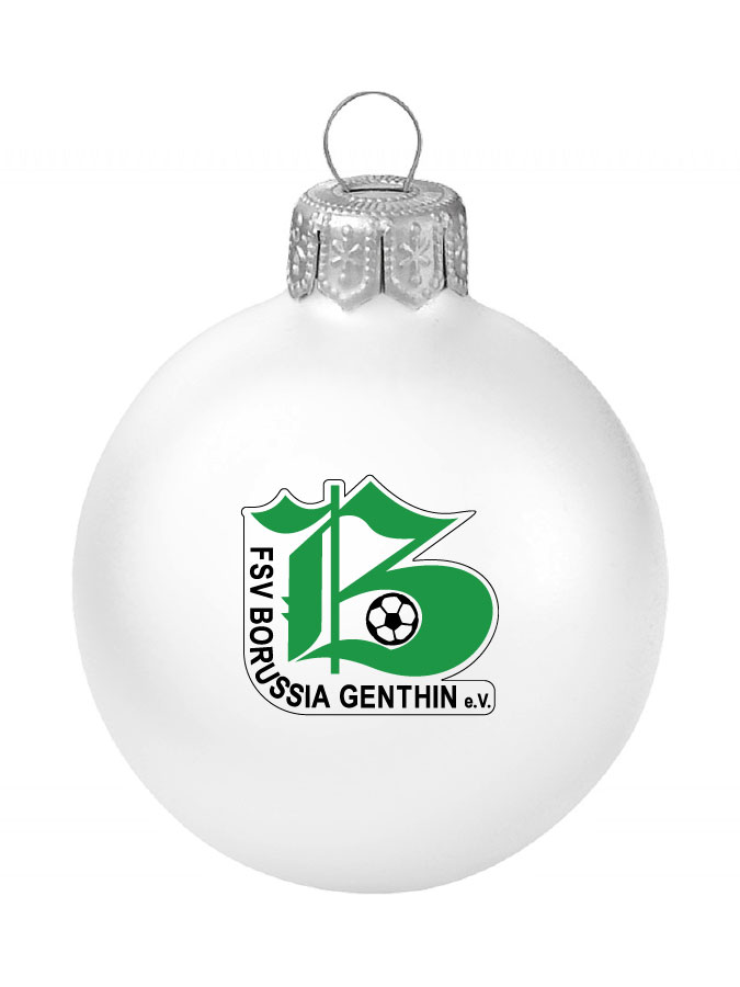 Weihnachtskugel Logo 8cm