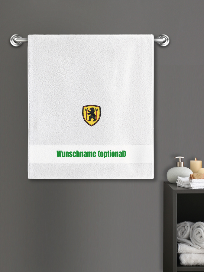 Badehandtuch Team Sticklogo