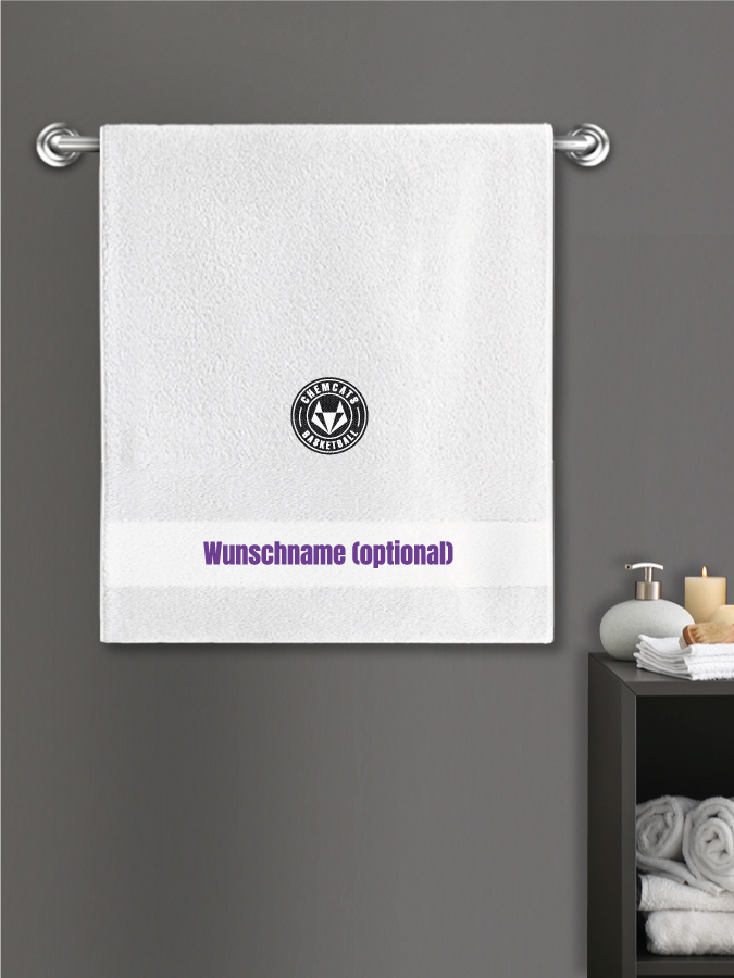 Badehandtuch Team Sticklogo