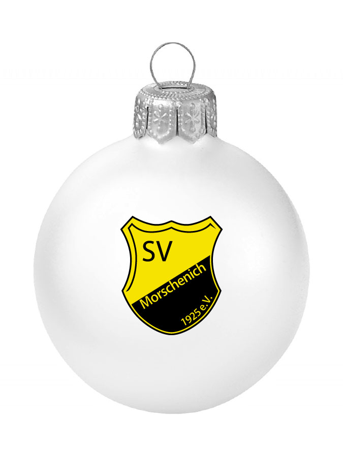 Weihnachtskugel Logo 8cm