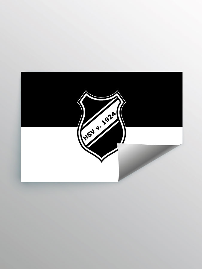 Aufkleber DIN A7 Logo