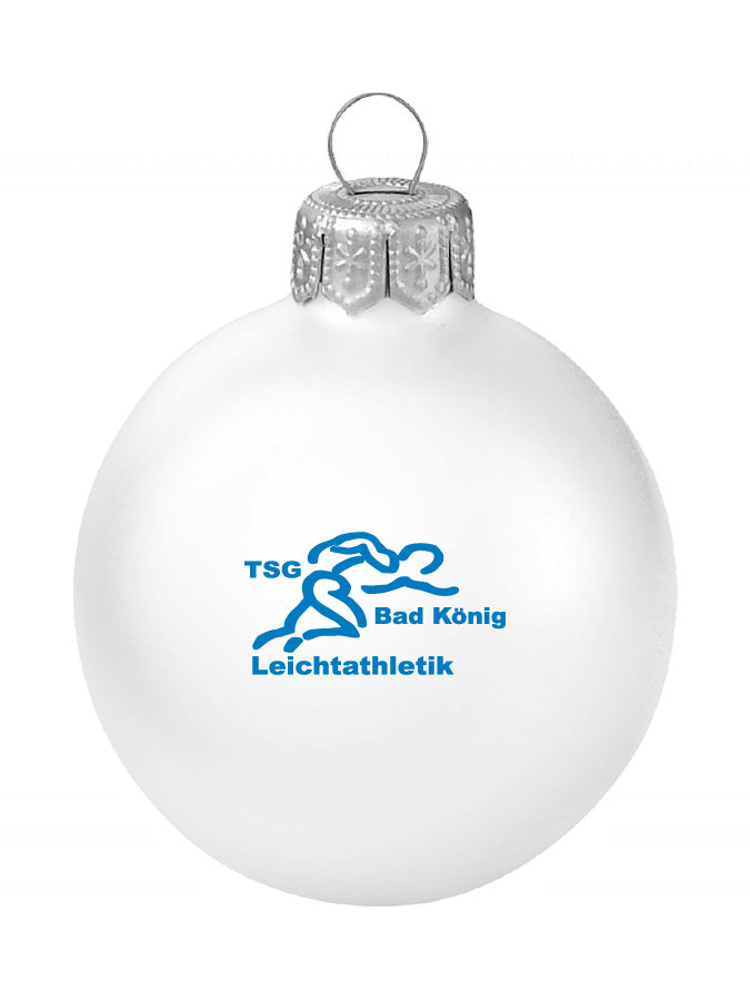 Weihnachtskugel Logo 8cm