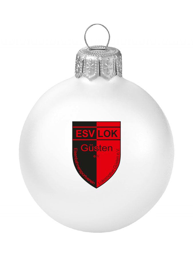 Weihnachtskugel Logo 8cm
