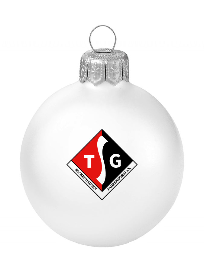 Weihnachtskugel Logo 8cm