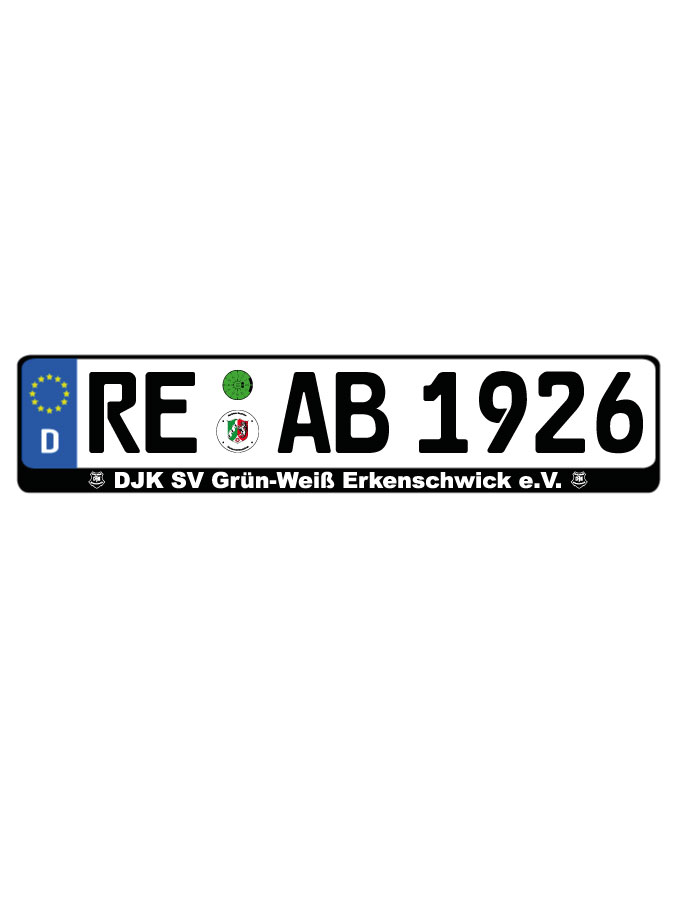 Kennzeichenhalter Kalden (2er Set)