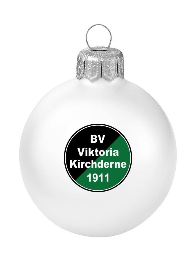 Weihnachtskugel Logo 8cm
