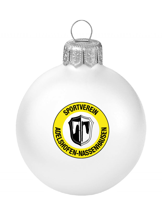 Weihnachtskugel Logo 8cm